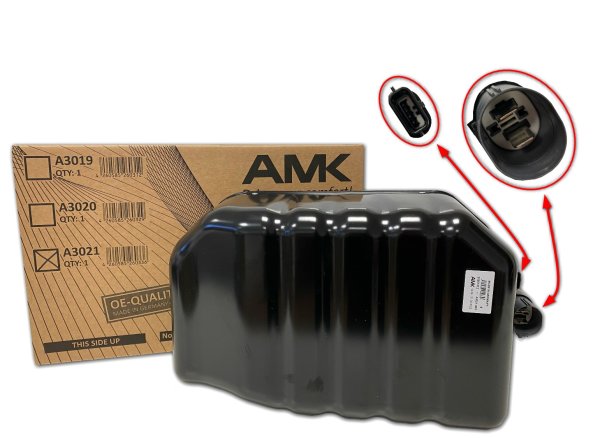 02T2H52183 Compressor Kit OEM AMK A3021 compressor incl. air line filter NVH cover for Jaguar XF Sportbrake X260