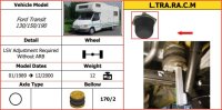 Dunlop auxiliary air suspension Ford Transit 130/150/190