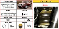 Suspensión neumática adicional Dunlop Nissan Cabina Simple D21/D22, King Cab D21/D22, Cabina Doble D21/D22 y Navara D21/D22 4WD