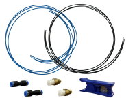 Hose kit with connector and air line cutter 4mm for leaks...