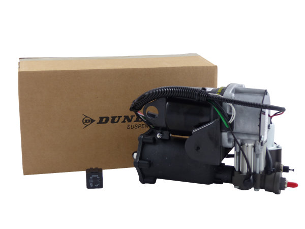 LR023964 Land Rover Discovery III L319 Dunlop Compressor with relay air suspension DAC00025