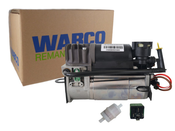 Komplett Kit OEM Wabco 415403303R Kompressor inkl. Luftfilter Relais Mercedes Benz S-Klasse W220 2203200104