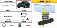 Sospensioni pneumatiche aggiuntive Dunlop Volkswagen Amarok