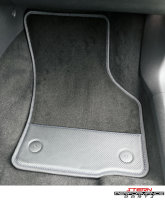 Carbon Fu&szlig;matten Audi A3 8V (N&auml;hte Blau)