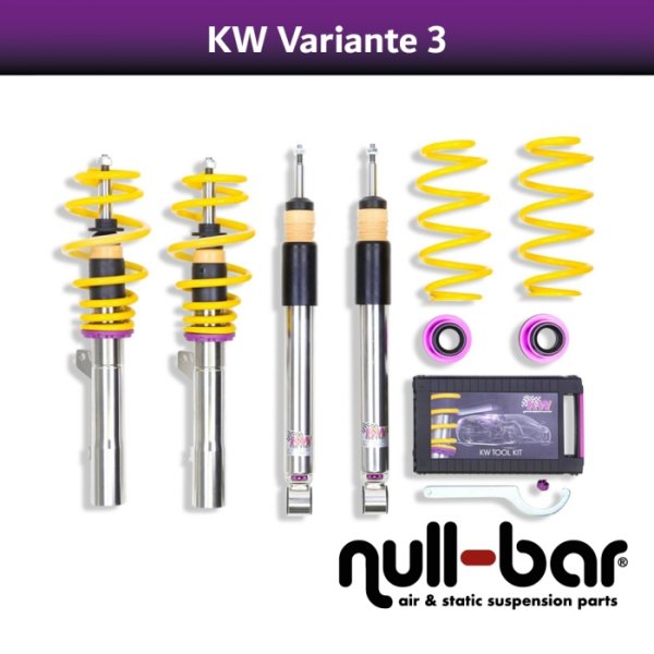 KW coilover suspension variant 3 - AUDI A1 Sportback (GBA) 40 TFSI